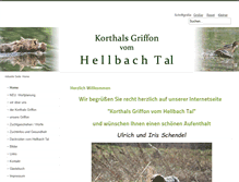 Tablet Screenshot of griffon-vom-hellbach-tal.de